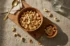 cashew health benefits: premium product photography on warm linen