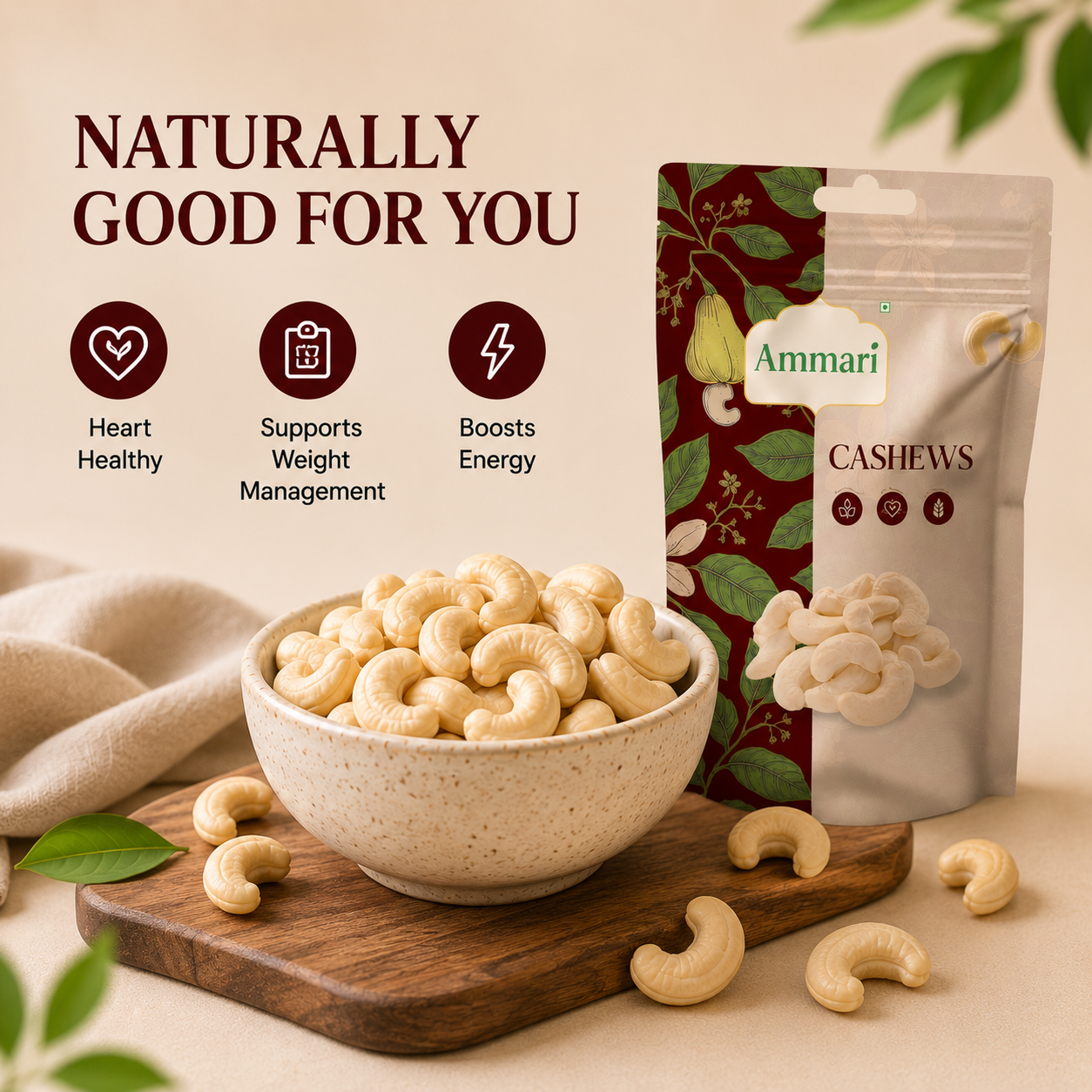 Premium Whole Cashews (W240)