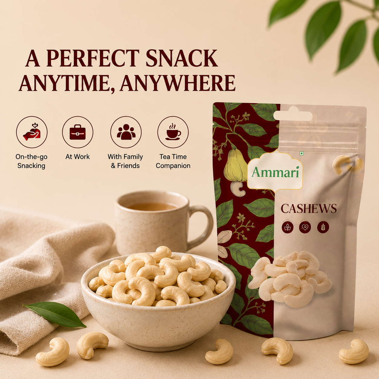 Premium Whole Cashews (W240)