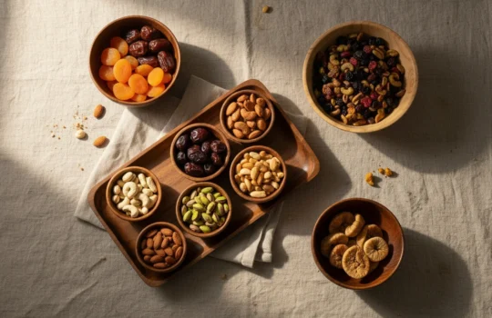 corporate gift ideas for clients: premium product photography on warm linen