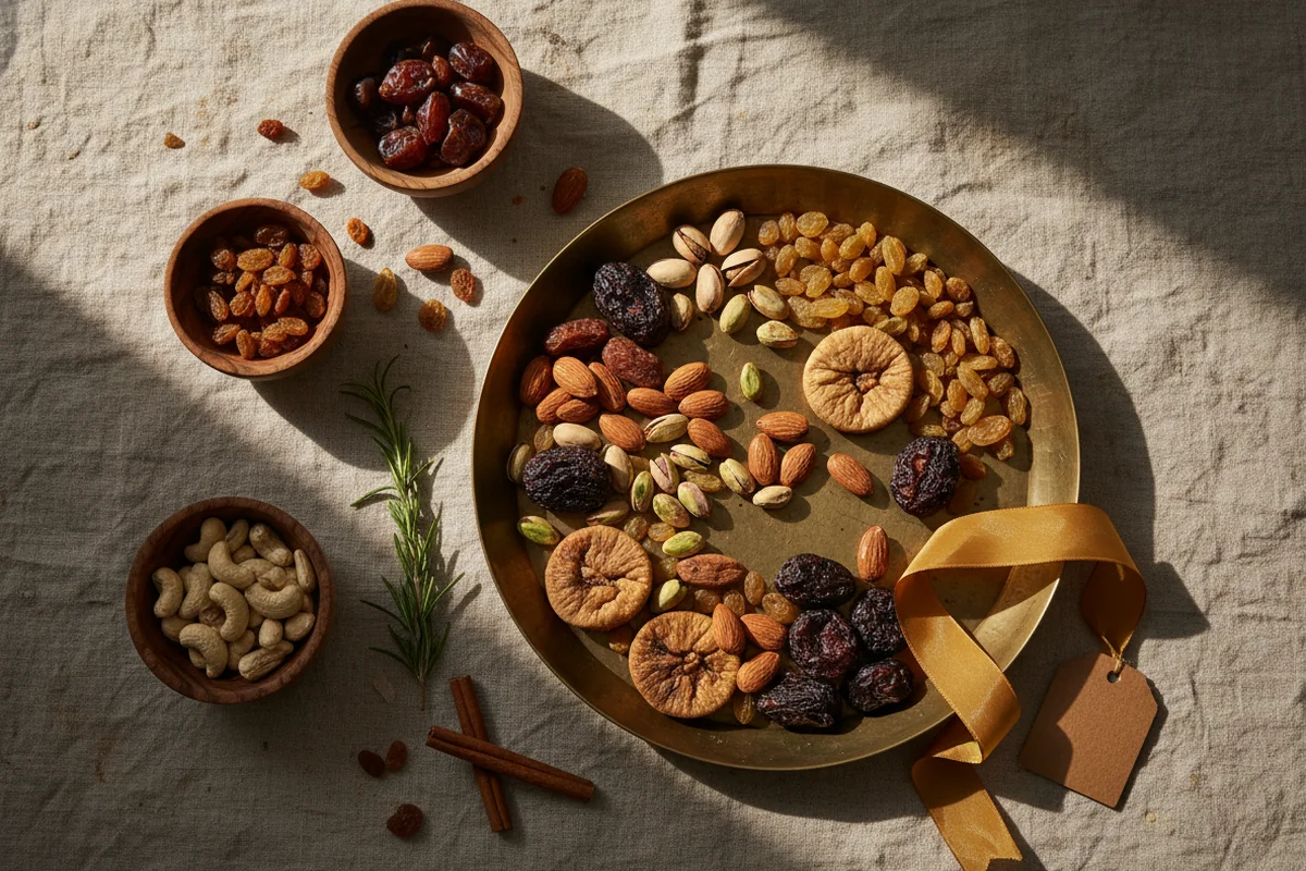 customized dry fruit gift box with logo: section image