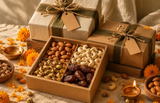 corporate gift hampers price list india — dry fruit corporate gifting, Diwali season